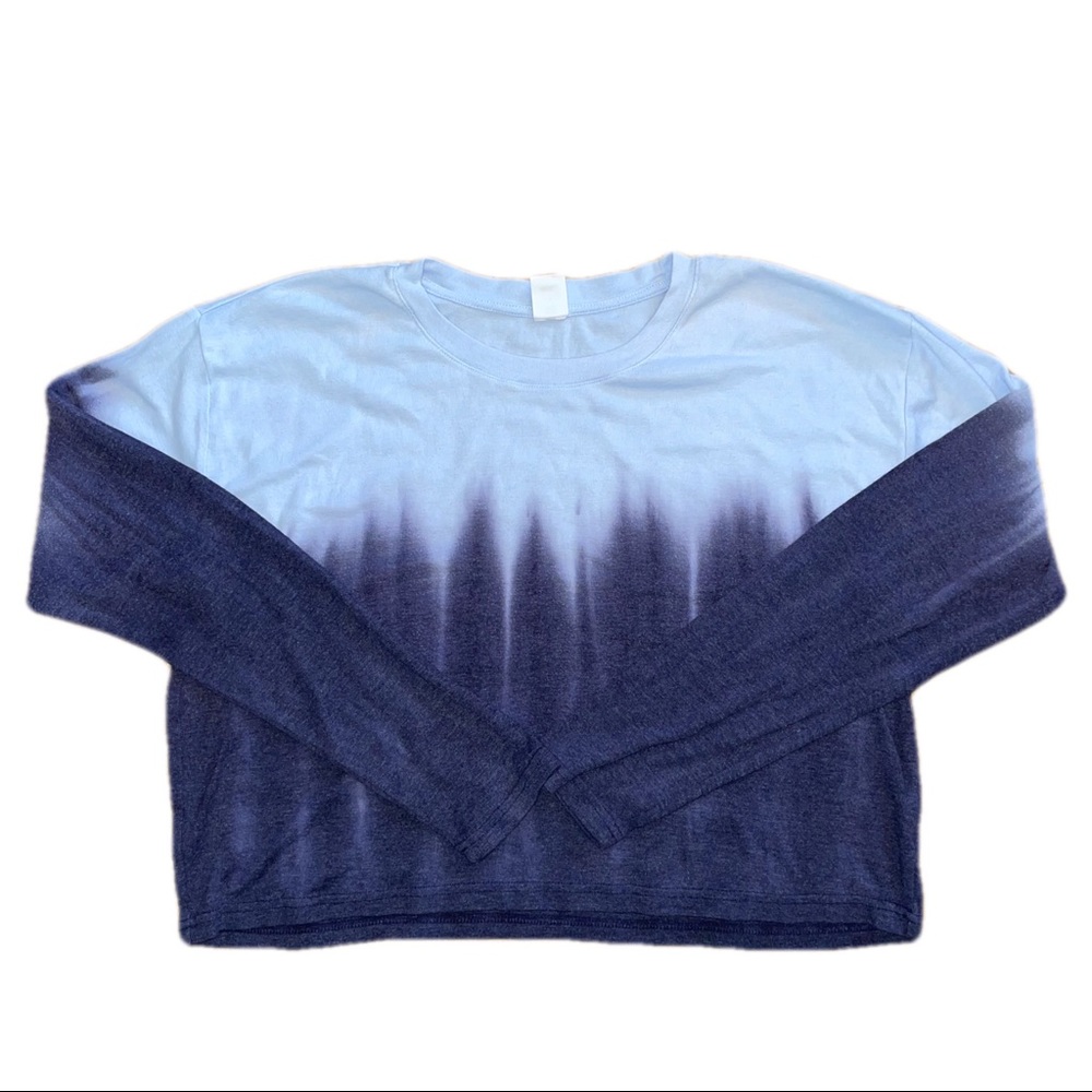 PacSun gradient purple tie dye shirt, size M
